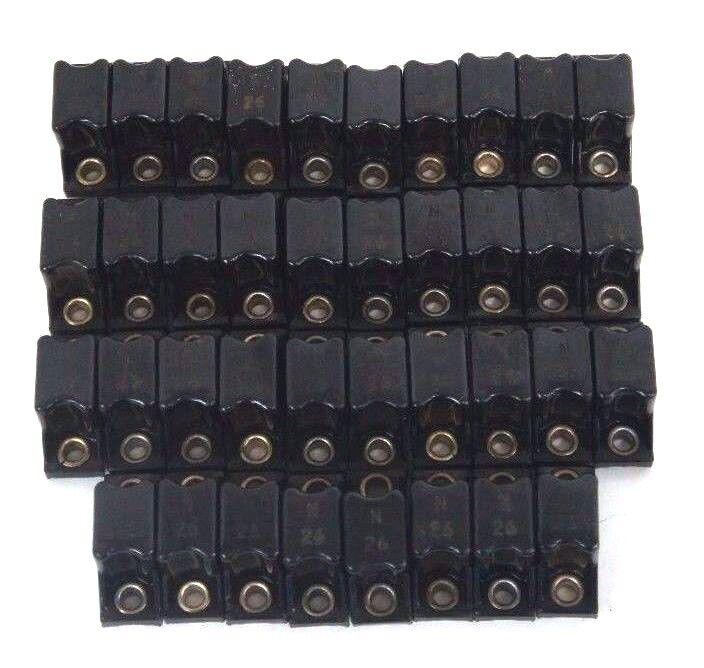LOT OF 38 ALLEN BRADLEY N26 OVERLOAD THERMAL UNIT HEATING ELEMENTS