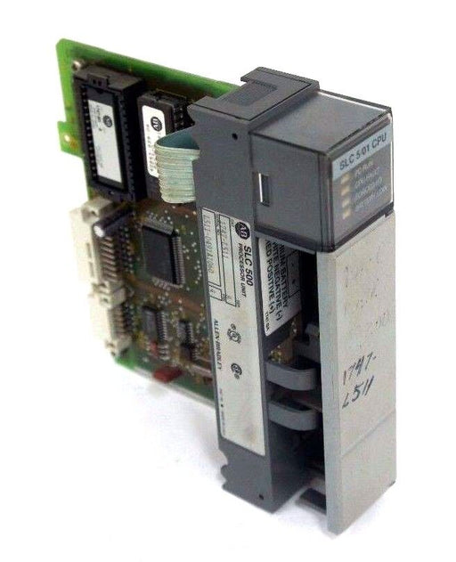 ALLEN BRADLEY 1747-L511 SER. B, FRN. 4 PROCESSOR UNIT W/ 1747-M1 & 40845-939-06