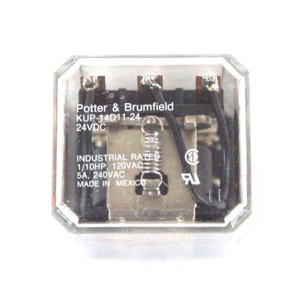 NIB POTTER & BRUMFIELD KUP14D11-24 RELAY KUP14D1124V