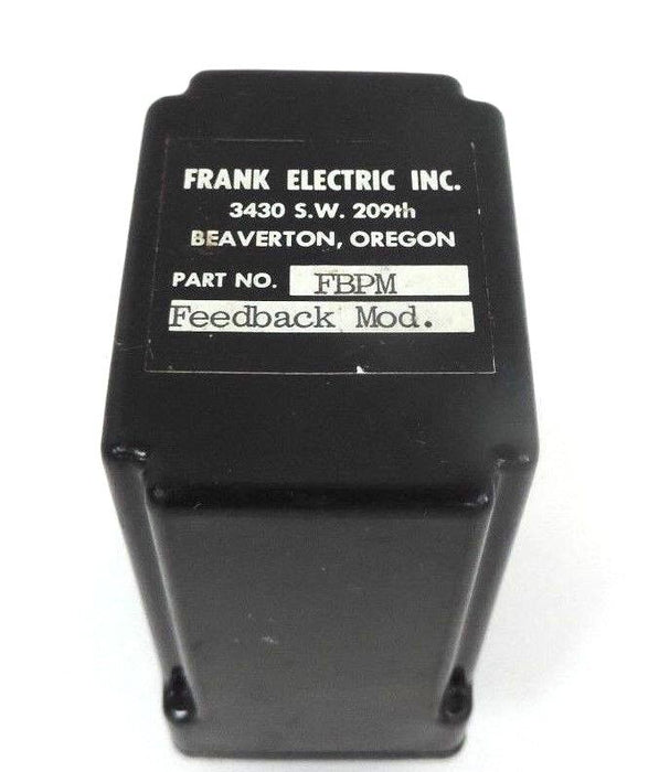 FRANK ELECTRIC FBPM RELAY FEEDBACK MODULE