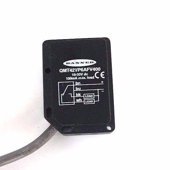 BANNER QMT42VP6AFV400 PHOTO OPTIC FIELD SENSOR 10-30V, 100MA