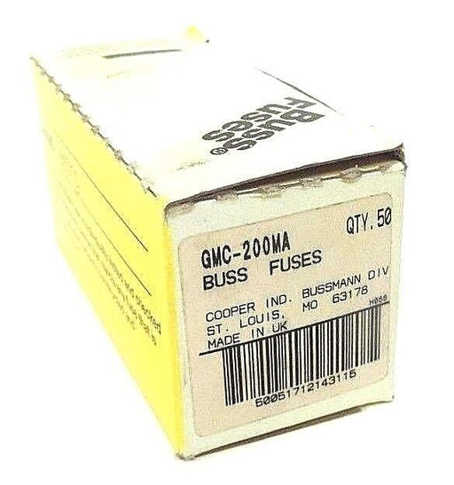BOX OF 38 NEW COOPER BUSSMANN GMC-200MA BUSS FUSES GMC200MA