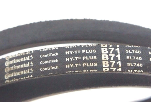 LOT OF 2 NEW CONTINENTAL HY-T PLUS B71 (5L740) MATCHMAKER V-BELTS, 5L740