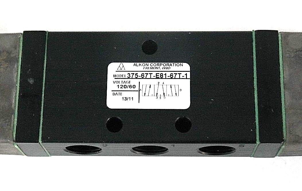 NIB OMNI ALKON 375-67T-E81-67T-1 AIR VALVE W/ (2) 26A01039 & (2) 39A01066 COILS
