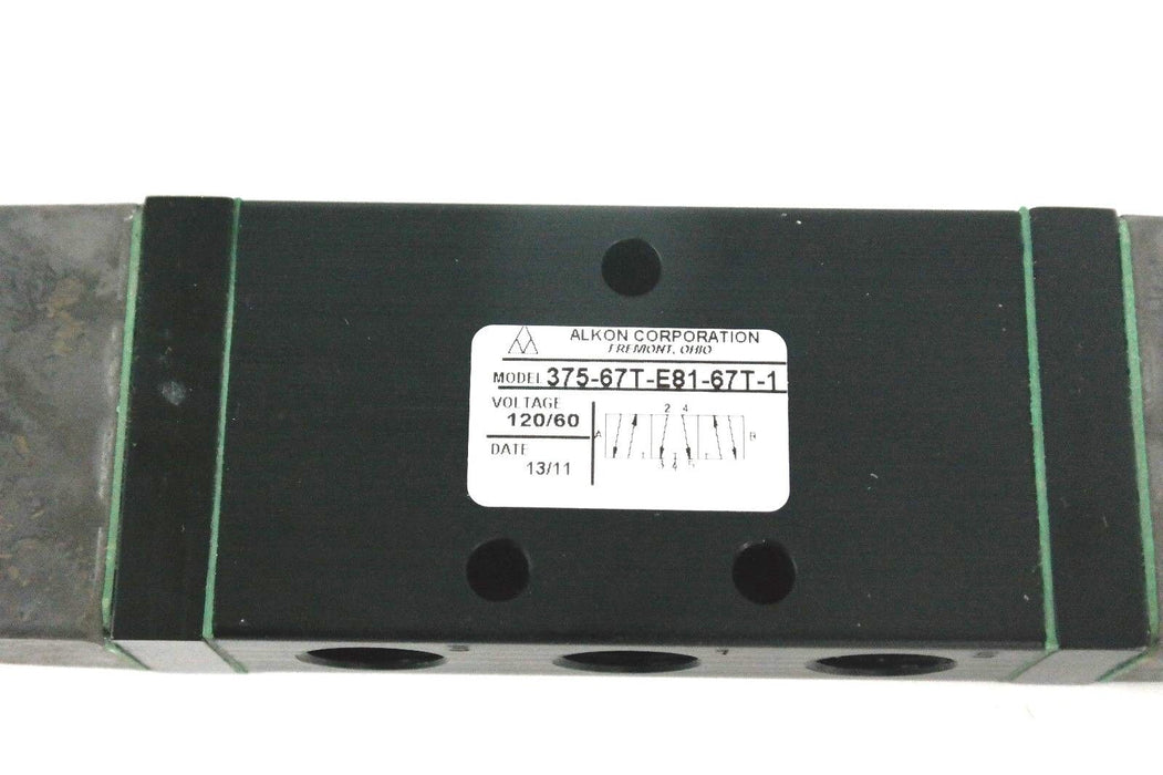 NIB OMNI ALKON 375-67T-E81-67T-1 AIR VALVE W/ (2) 26A01039 & (2) 39A01066 COILS