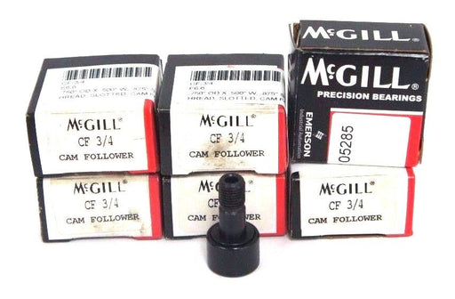 LOT OF 6 NIB MCGILL CF 3/4 CAM FOLLOWERS CF34