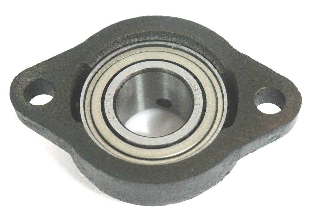 LOT OF 4 NEW HUB CITY B250RX1 FLANGE BEARINGS 1", SET SCREW, 2-BOLT, 1320111309