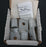LOT OF 3 ILSCO CRA1000MCM ALUMINUM COMPRESSION LUGS DIE #18 WHITE CRAIOOOMCM