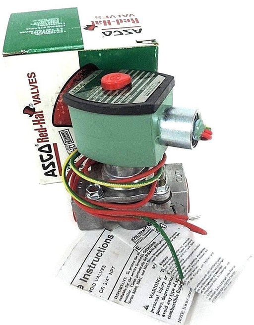NIB ASCO 8030A17VM SOLENOID VALVE 1/2", 120/60 - 110/50, 15.4WATTS