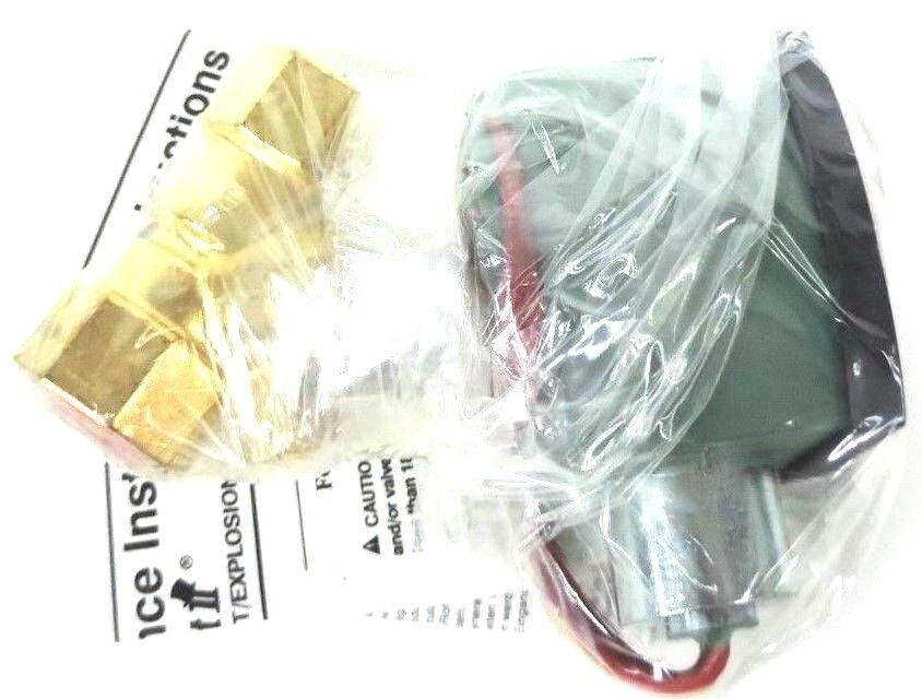 NIB ASCO 8030A17VM SOLENOID VALVE 1/2", 120/60 - 110/50, 15.4WATTS