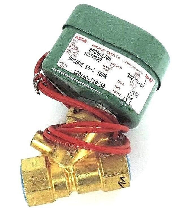 NIB ASCO 8030G17VM SOLENOID VALVE KIT 1/2", 120/60, 16.1 WATTS