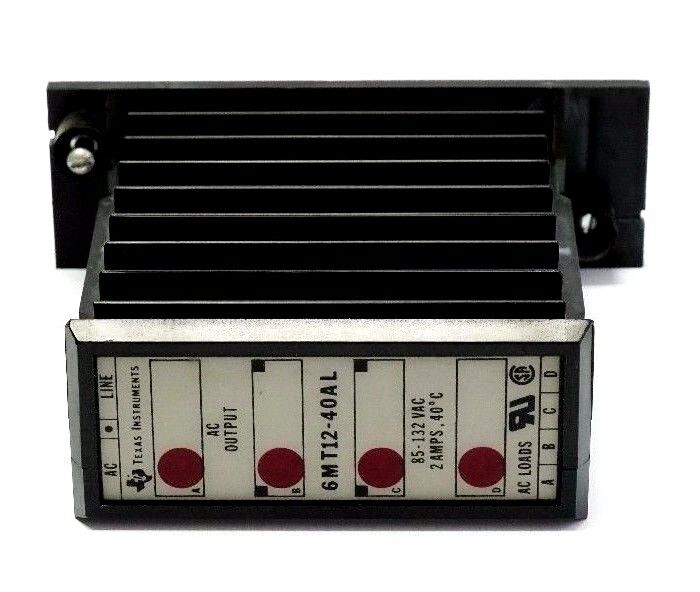 TEXAS INSTRUMENTS 6MT12-40AL AC OUTPUT 85-132VAC 2AMPS 40°C 6MT1240AL REPAIRED