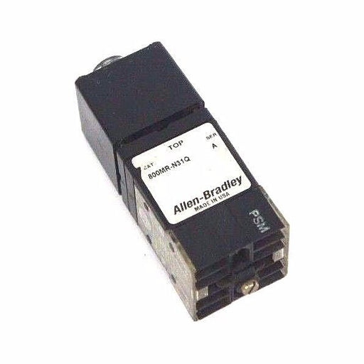 ALLEN BRADLEY 800MR-N31Q OPERATOR FOR SELECTOR SWITCH SER. A W/ 800M-XA CONTACT