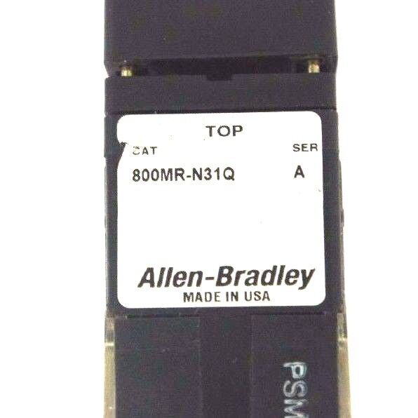 ALLEN BRADLEY 800MR-N31Q OPERATOR FOR SELECTOR SWITCH SER. A W/ 800M-XA CONTACT