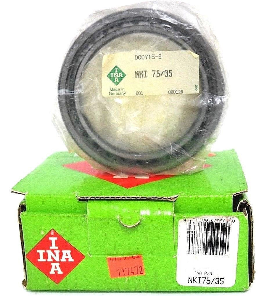 NIB INA NKI75/35 NEEDLE BEARING 75X105X35MM