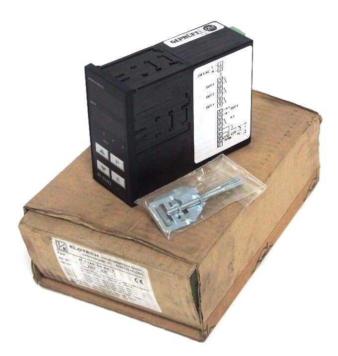 NIB ELOTECH R1140-10-00-1 SINGLE ZONE TEMPERATURE CONTROLLER R1140, 2357-023