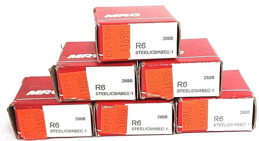 LOT OF 7 NIB MRC R6 BALL BEARINGS 22X10X5MM