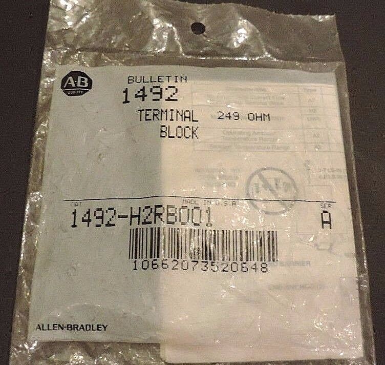 NEW ALLEN BRADLEY 1492-H2RB001 TERMINAL BLOCK 1492H2RB001, SER. A