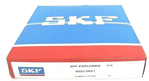 FACTORY SEALED SKF 6022-2RS1 BALL BEARING 110MM BORE 170MM OD 28MM W, 60222RS1