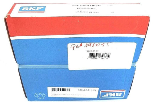 FACTORY SEALED SKF 6022-2RS1 BALL BEARING 110MM BORE 170MM OD 28MM W, 60222RS1
