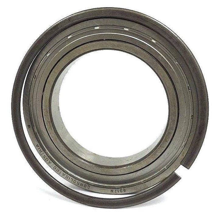 NIB CONSOLIDATED BEARINGS 6017-ZZ NR DEEP GROOVE BALL BEARING 6017ZZNR