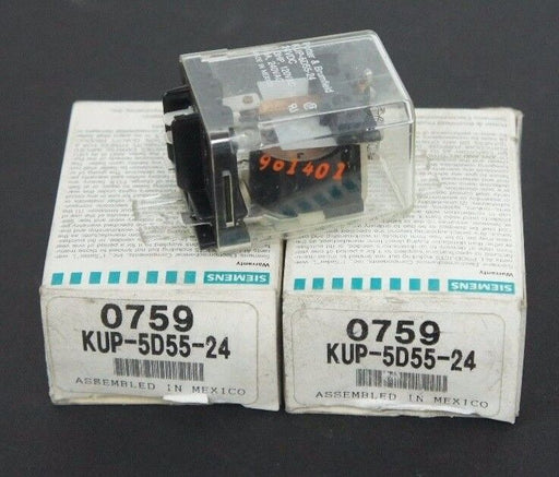 LOT OF 2 NIB SIEMENS POTTER & BRUMFIELD KUP-5D55-24 RELAY 24VDC
