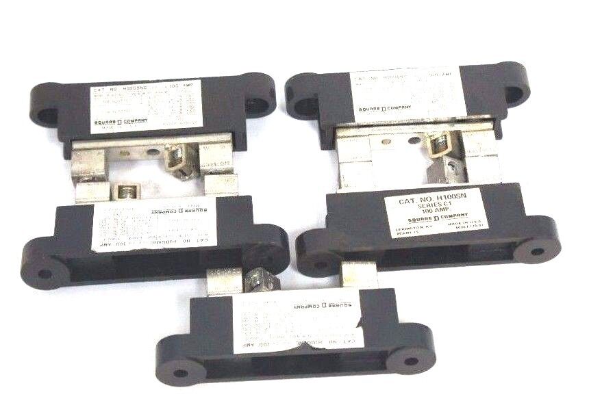 NIB SQUARE D H100SNC SER. D4 INSULATED GROUNDABLE NEUTRAL ASSEMBLY 48834