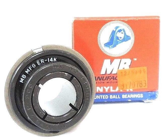 NIB MB ER-14K INSERT BEARING 7/8IN BORE 52MM OD 1-3/8IN W, ER14K