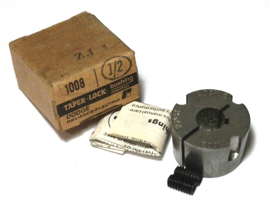 LOT OF 6 NIB DODGE 1008 1/2" TAPER-LOCK BUSHINGS 119176