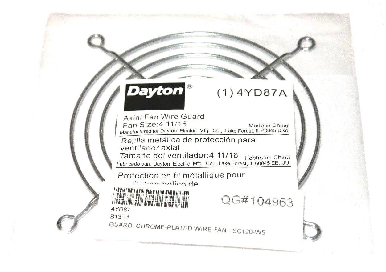 NEW DAYTON 4YD87A AXIAL FAN WIRE GUARD 4-11/16"