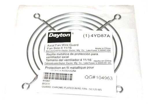 NEW DAYTON 4YD87A AXIAL FAN WIRE GUARD 4-11/16"