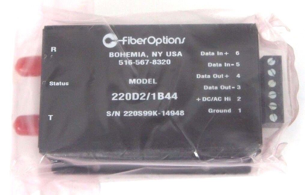 NIB FIBER OPTIONS 220D2/1B44 TRANSMISSION MODULE RS-422DATA