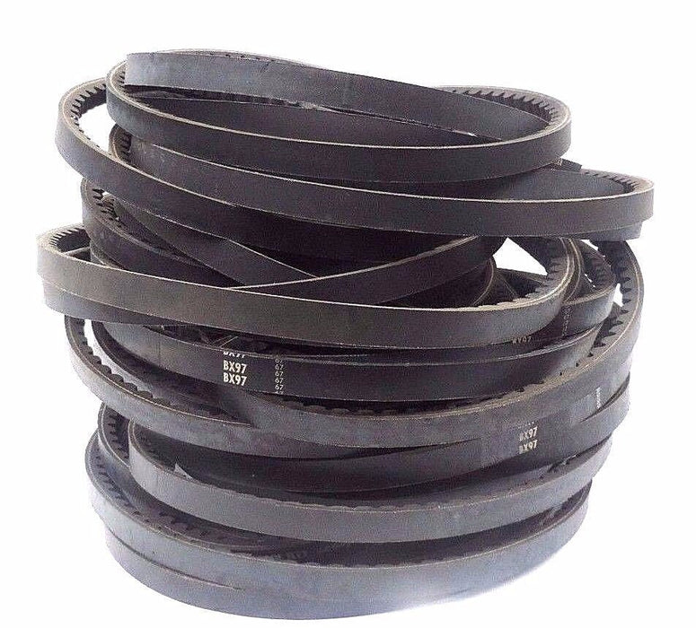 LOT OF 5 NEW GOODYEAR BX97 TORQUE FLEX V-BELTS NOMINAL OUTSIDE LENGTH 100''