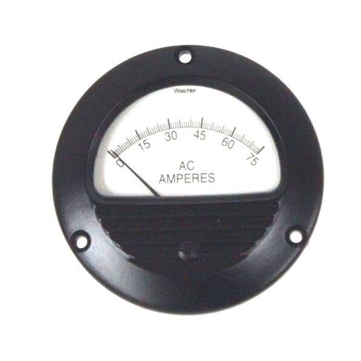 NIB WESCHLER INSTRUMENTS 291B281A26 PANEL METER 0-75 AC AMPERES