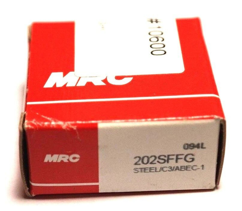 NIB MRC 202SFFG BALL BEARING STEEL/C3/ABEC-1, 094L, 15 X 35 X 11 MM
