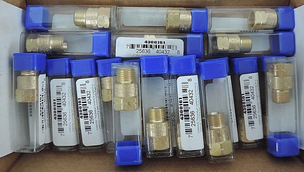 LOT OF 22 NEW HARRIS 4300161 BACK PRESSURE CHECK VALVES MODEL: 88-6CVTL