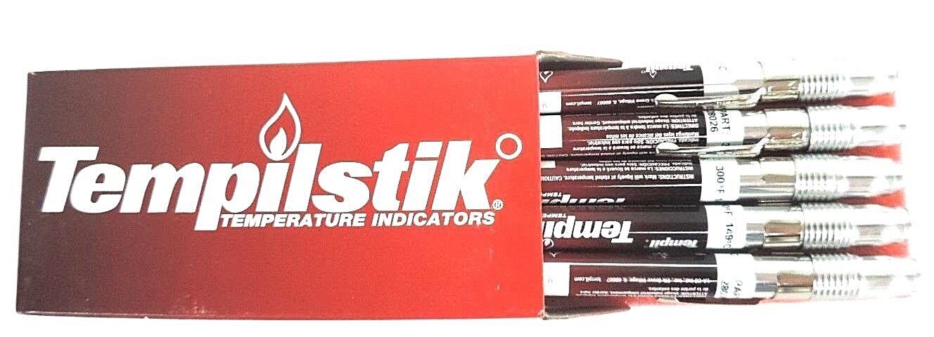 BOX OF 10 TEMPIL INC. 28026 TEMPILSTIK TEMPERATURE INDICATORS 300°F / 149°C