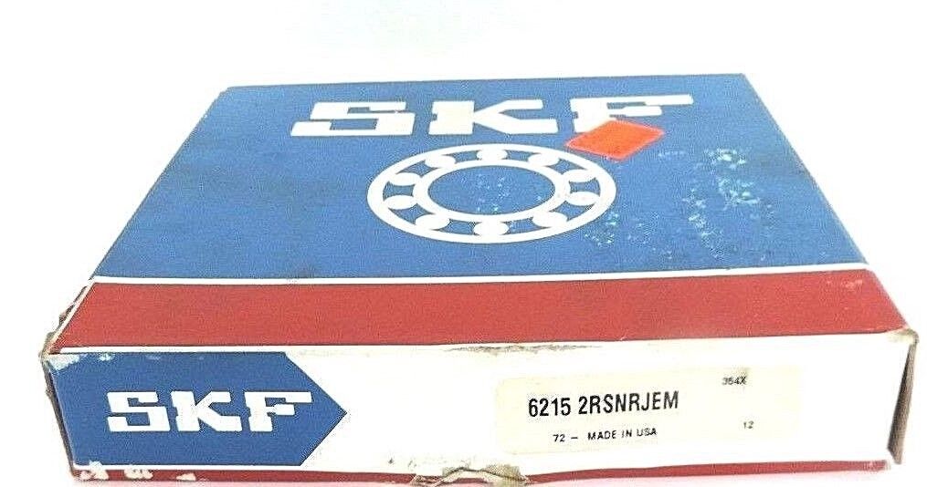NIB SKF 62152RSNRJEM BEARING SEALED DEEP GROOVE 75X130X25MM, 6215-2RSNRJEM