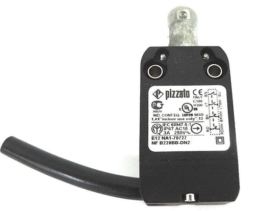 NEW PIZZATO NFB220BB-DN2 MODULAR PREWIRED SWITCH WITH ROLLER PLUNGER