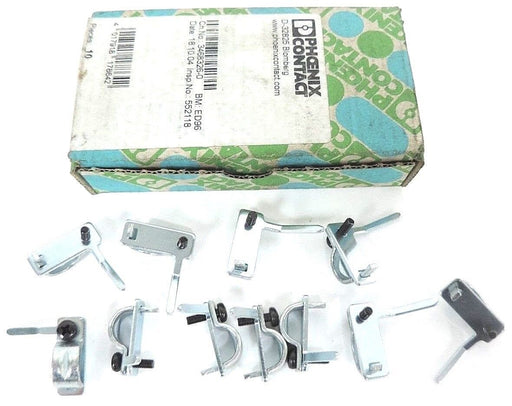 BOX OF 11 NEW PHOENIX CONTACT ME-SAS CONNECTOR CLAMPS ORDER NO. 2853899