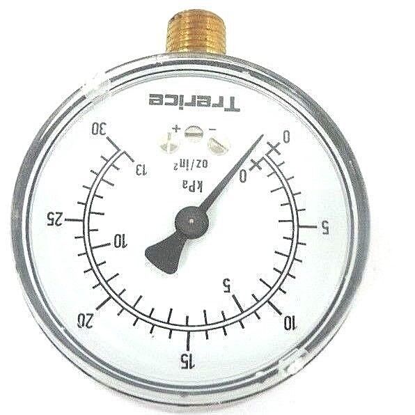 NIB TRERICE D18078 GAUGE 860B 2.5 1/4 NPT LM, 30 OZ/SQIN/KPA