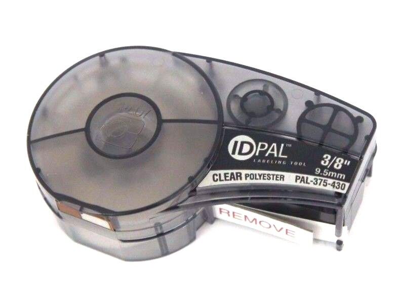 NIB BRADY PAL-375-430 CLEAR POLYESTER LABEL CARTRIDGE 3/8", 9.5MM, B430