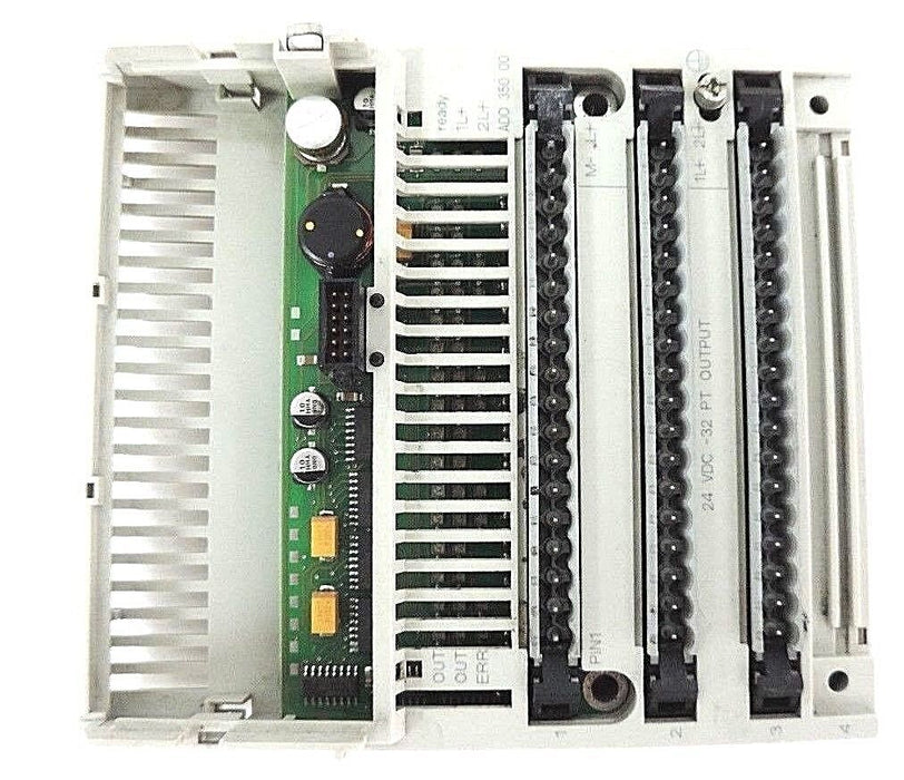 SCHNEIDER AUTOMATION TSX MOMENTUM 170DO3500 I/O BASE, 24VDC-32PT OUT, PV: 02