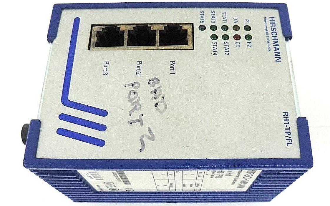 HIRSCHMANN RH1-TP/FL ETHERNET TWISTED PAIR INDUSTRIAL HUB 943613001