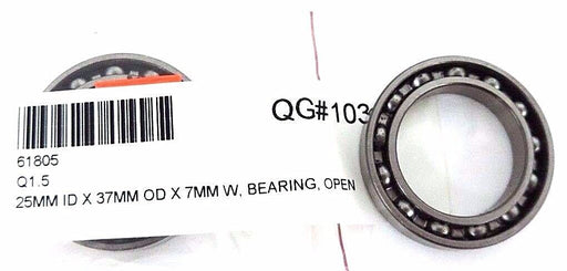 LOT OF 2 NEW SKF 61805 THIN SECTION BALL BEARINGS