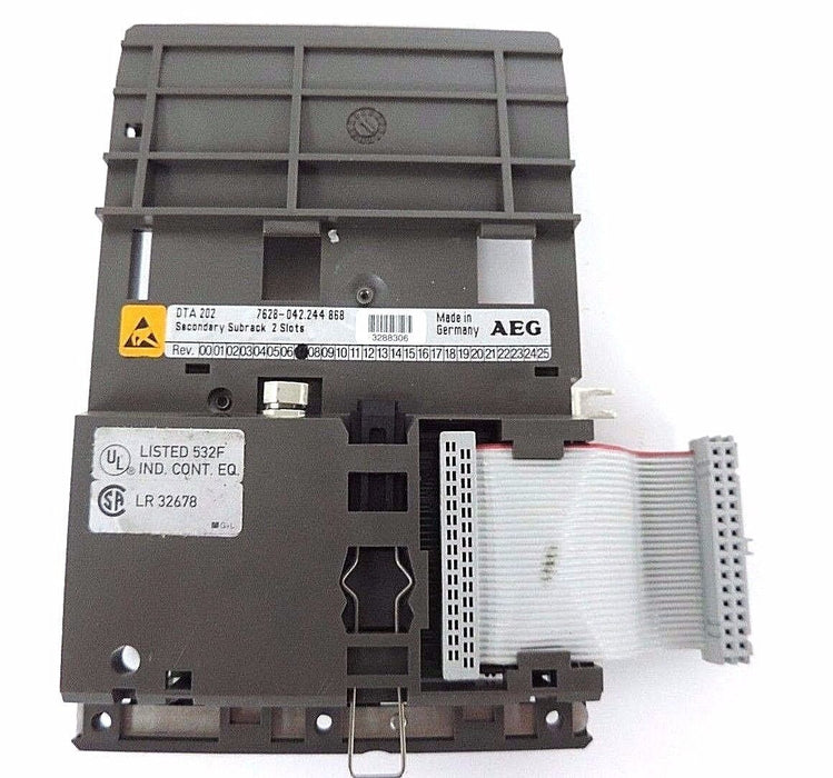 AEG SCHNEIDER ELECTRIC DTA 202 SECONDARY SUBRACK 2SLOTS 7628-042.244 868, DTA202