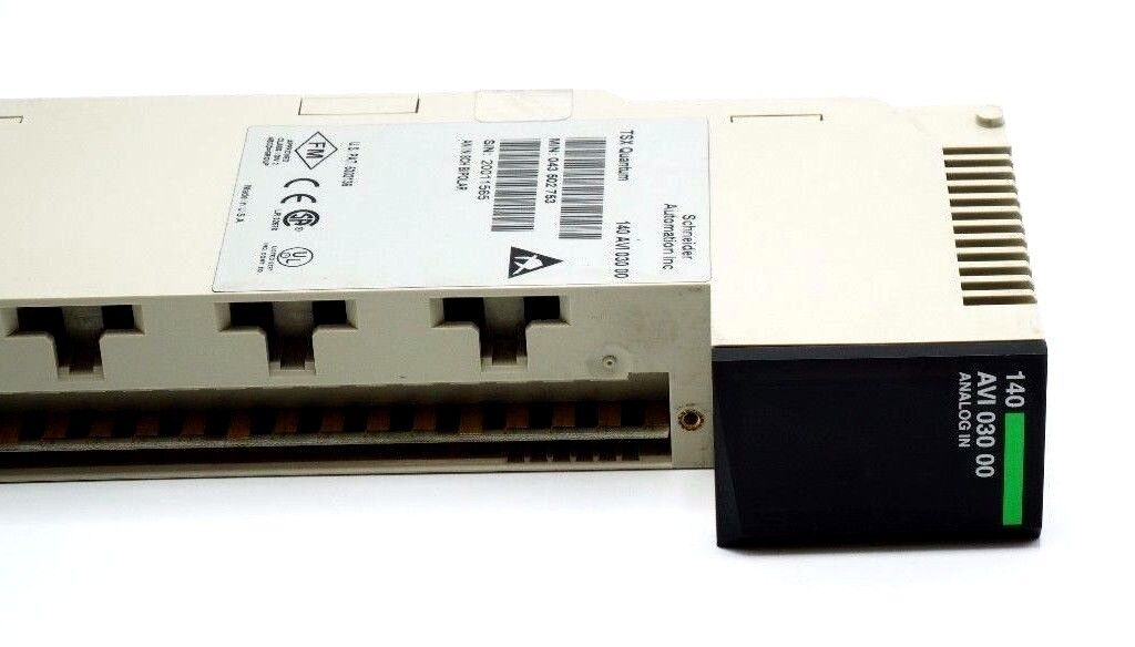 SCHNEIDER MODICON 140AVI03000 TSX QUANTUM ANALOG INPUT 043502753 140-AVI-030-00