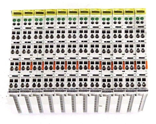 LOT OF 12 NEW BECKHOFF KL1052 2-CHANNEL DIGITAL INPUT TERMINAL 24 V DC