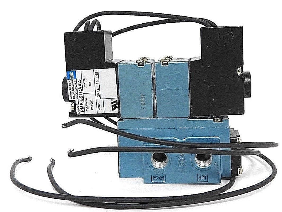 NIB MAC 921B-PM-551CA SOLENOID VALVE MAC 921BPM551CA, WATTS: 6.0, 25 TO 150 PSI