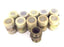 LOT OF 11 NEW PARKER 316 SS O RING SEAL UNION FITTINGS 1-7/16" MALE NPT CONN.